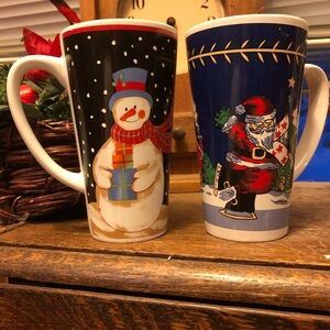Christmas Mugs Set